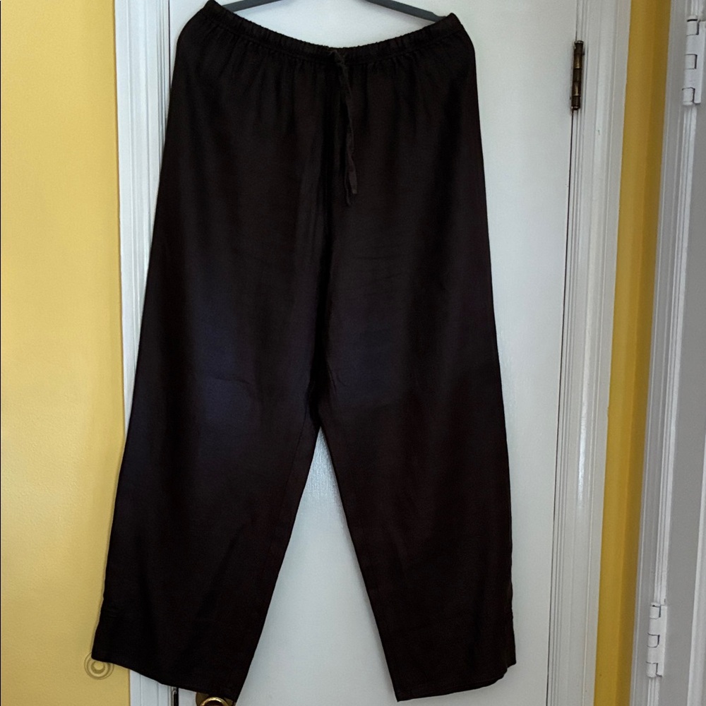 J.Jill brown linen pants